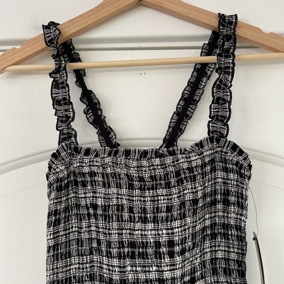 Volcom Seeriously Smocked Dress Black Combo - XS - Picture 7 of 11